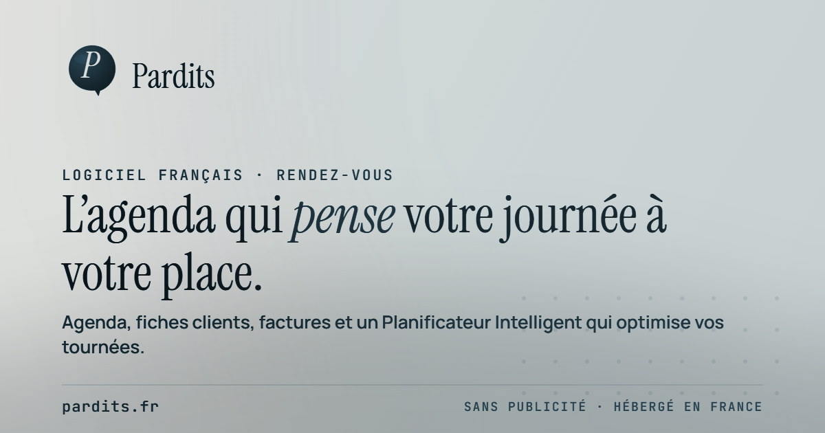 Pardits - Scheduling, client records, invoicing for appointment-based pros