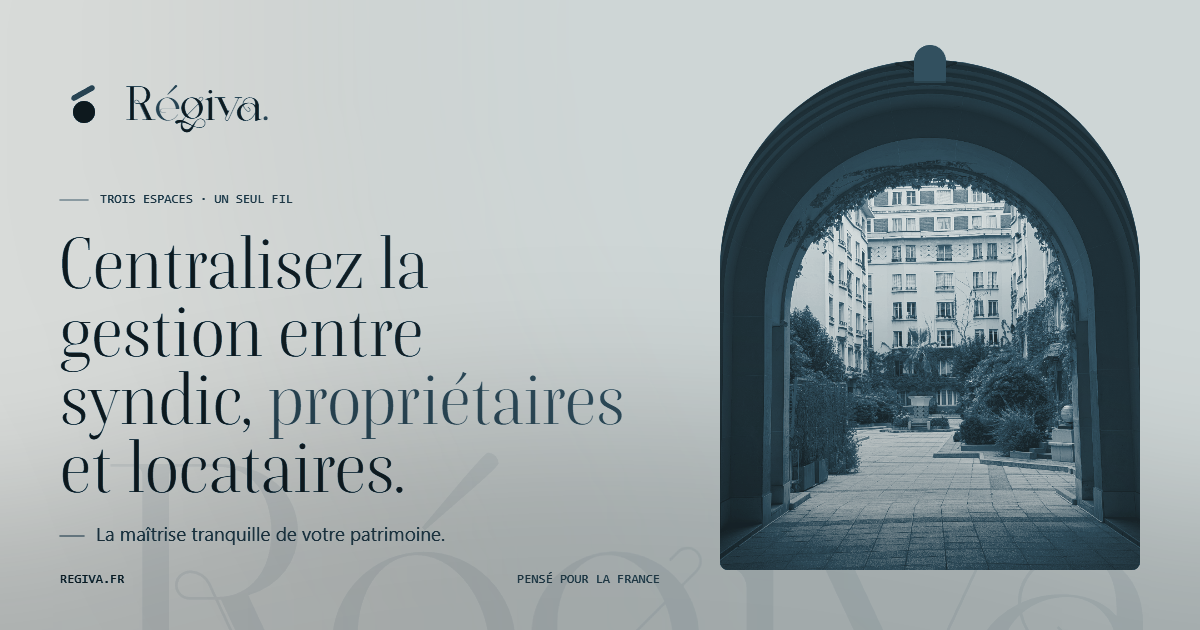 Régiva - Property management linking syndics, landlords and tenants